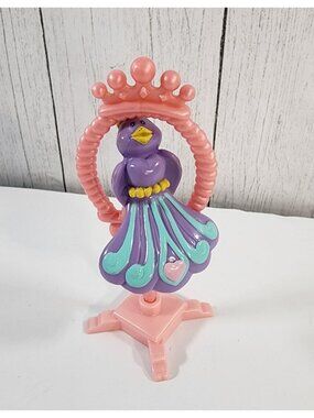 RARE FISHER PRICE ONCE UPON A CASTLE ROYAL PURPLE BIRD STAND